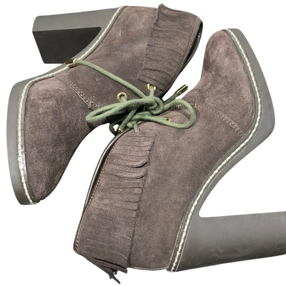 Tory Burch Fringe‎ Ankle Boots SZ 5 M
